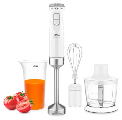 Imagen del producto de Ufesa Stabmixer Venus Max, 1200W, con función turbo, 4 cuchillas de acero inoxidable, velocidad variable