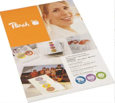Image de Films à plastifier Peach 80mic brillant 25PK