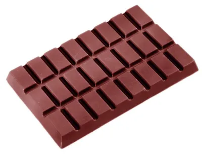 Immagine prodotto di Stampo per cioccolato – tavoletta, 124 x 77 x 11 mm