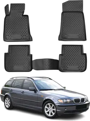 Immagine prodotto di 1998-2007 BMW Serie 3 E46 Tappetini TPE Nero 4 pezzi