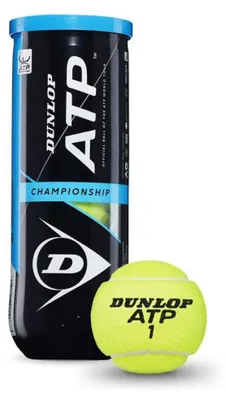 Produktbild von Dunlop ATP Championship Tennis Balls Tube of 3