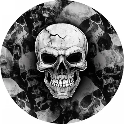 Produktbild von Scary Totenschädel Schüssel für Trick or Treat 32cm