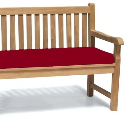 Produktbild von Teako Design Bankauflage Polyester 46 x 101 x 5 cm für 2-Sitzer Rot