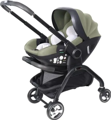 Immagine prodotto di Passeggino per bambini, leggero e portatile, design pieghevole, verde
