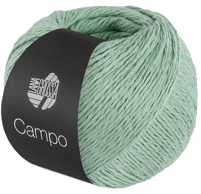 Produktbild von Lana Grossa CAMPO 50 g feines, mehrfach verzwirntes Baumwoll-Mischgarn mit Struktur 165 m Farbe 036 - Mint
