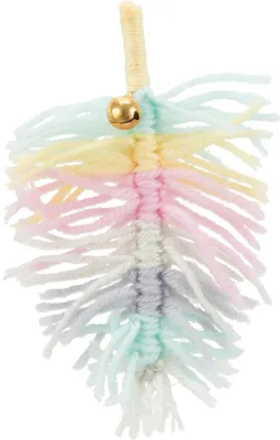 Image de Plume Trixie avec clochette, 14 cm, transparente Transparente, taille unique