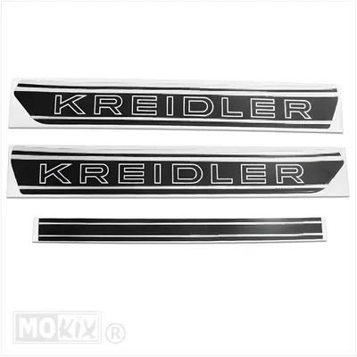Produktbild von Tanksticker schwarz/weiß für Kreidler