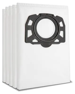 5 Vliesfilterbeutel für Kärcher WD4–WD6, MV4–MV6, SE 5.100/6.100