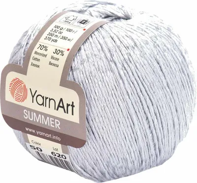 Zdjęcie produktu dla Yarn Art Summer 50 Grey Przędza dziewiarska