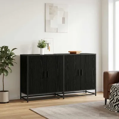 Imagen del producto de Mueble aparador vidaXL, roble , 134 x 35 x 76 cm, material de madera