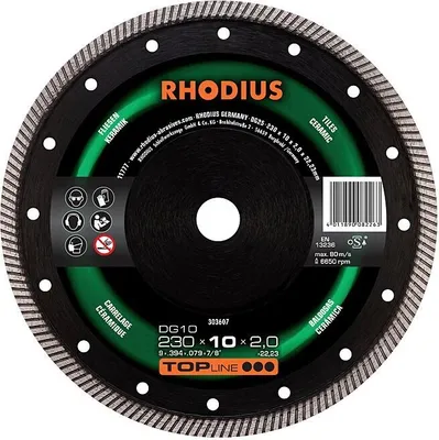 Produktbild von Rhodius Diamant-Trennscheibe Durchmesser 230mm