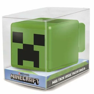Zdjęcie produktu dla Minecraft - kubek 3D z głową pełzacza