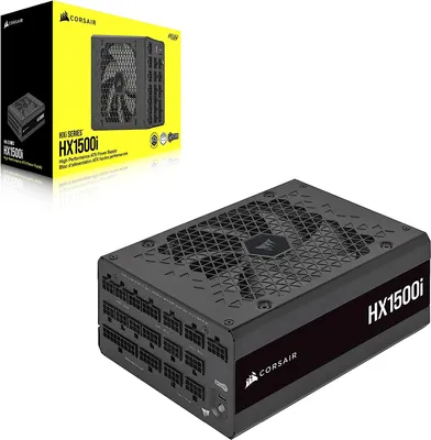 Obrázok produktu pre Napájací zdroj Corsair HXi Series HX1500i 1500 W 24-pin ATX ATX Black