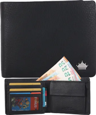 Produktbild von Geldbörse Herren Portemonnaie Echt Leder Börse Querformat Geldbeutel RFID MANZA®