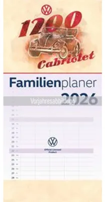 Produktbild von VW Familienplaner Illustrationen 2027