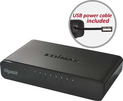 Zdjęcie produktu dla Edimax ES-5800G V3, Nie zarządzany, Gigabit Ethernet (10/100/1000), Pełny dupleks