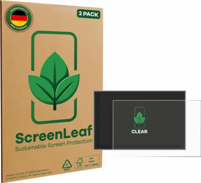 Produktbild von 2x ScreenLeaf Schutzfolie für Renault Master 2025 nachhaltiger Displayschutz Display Schutz Folie Klar Transparent