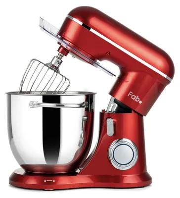 Küchenmaschine 8 L, 2000 W, 10 Stufen, Rührhaken, Knethaken, Schneebesen