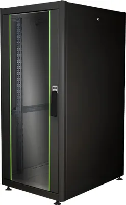 Zdjęcie produktu dla Digitus Szafa sieciowa Dynamic Basic - 600x800 mm (WxD), Stojak wolnostojący, 26U, 600 kg, Relingi, Czarny