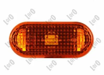 Produktbild von Blinker in Chrom und Orange, beidseitig montierbar, ohne Leuchtmittel, für Leuchtmitteltyp WY5W