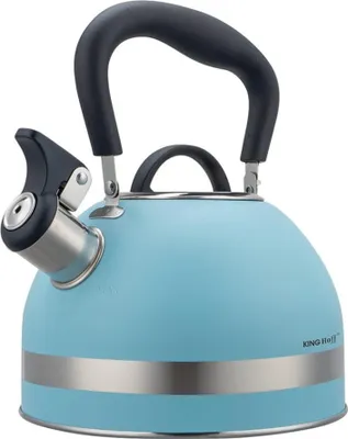 Obrázek produktu pro Pískací konvice Kinghoff KH 1857, 1,8 l, indukční, tepelně izolovaná rukojeť, modrá