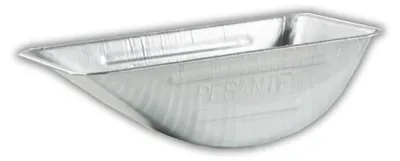 Image de Bac galvanisé pour brouette, à rebords, 80 litres