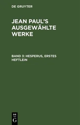 Produktbild von Hesperus, erstes Heftlein