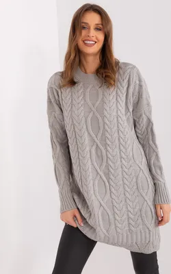 Produktbild von Rue Paris Pulloverkleid für Frauen Tilghman grau Universal