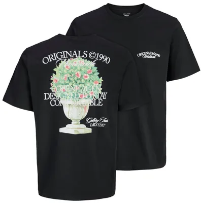 Produktbild von Jack&Jones Übergrößen T-Shirt schwarz JORNANTUCKET