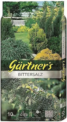 Produktbild von Gärtner’s Bittersalz 10 kg – Magnesiumdünger gegen braune Nadeln für Koniferen, Tannen & Fichten – schnell löslich, für Gartenpflanzen