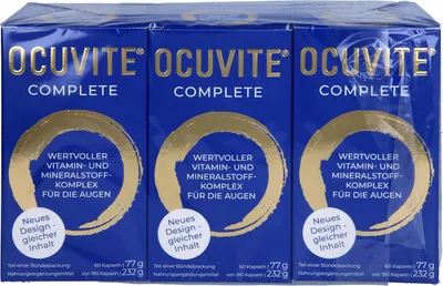 Obrázok produktu pre Ocuvite complete 12 mg luteínu, komplex vitamínov a minerálov pre oči, 180 kapsúl