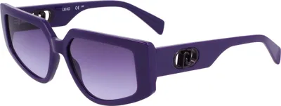 Zdjęcie produktu dla Okulary przeciwsłoneczne LIU JO LJ801S 510 VIOLET 55/15/140 FEMALE