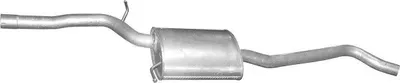 Produktbild von POLMO 01.128 Mittelschalldämpfer Schalldämpfer für AUDI A4 Avant (8K5, B8) A4 Limousine (8K2, B8)