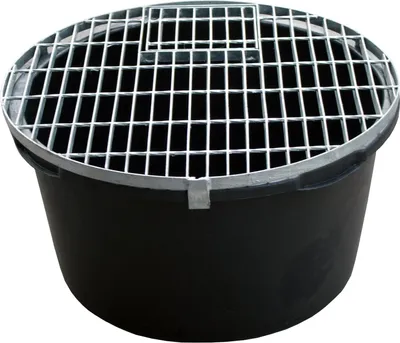 Produktbild von Springbrunnenbecken 66cm, Becken + Abdeckgitter, Abdeckung Becken Springbrunnen