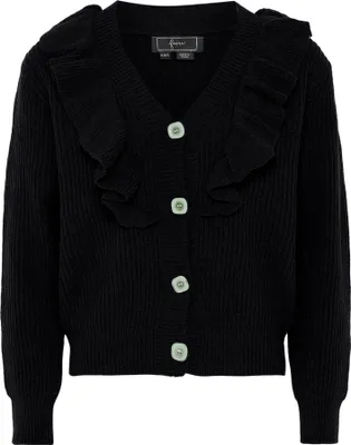 Produktbild von caspio damen strickcardigan - schwarz, XS/S
