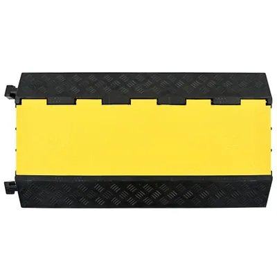 Obrázok produktu pre vidaXL Ochrana káblového mosta 3 kanály Guma 93 cm