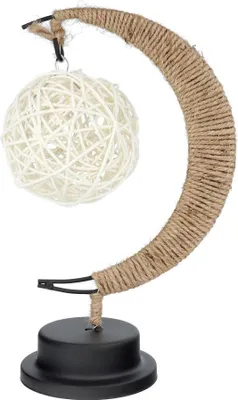 Produktbild von Art Deco Kugel Hörnchen Nachttischlampe (Muster 1) EID