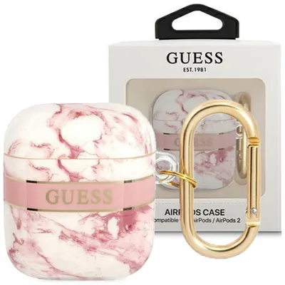 Produktbild von Erraten Gua2Hchmap Airpods Abdeckung Różowy/Rosa Marmor Band Sammlung