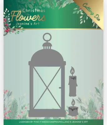 Produktbild von Stanzschablone - Jeanines Art - Christmas Flowers - Weihnachts Laterne