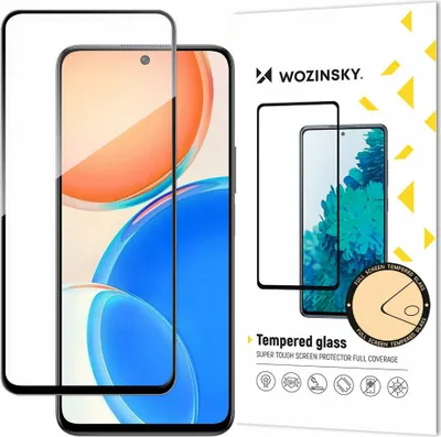 Immagine prodotto di vetro protettivo 5D compatibile con Honor X8 Curvo Pellicola completamente adesiva e copertura