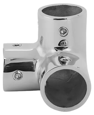 Produktbild von Boot-Handlauf-T-Verbindungsstück, Edelstahl 316, robuste Rohrschelle, Marine-Yacht-Hardware-Zubehör, 30 mm