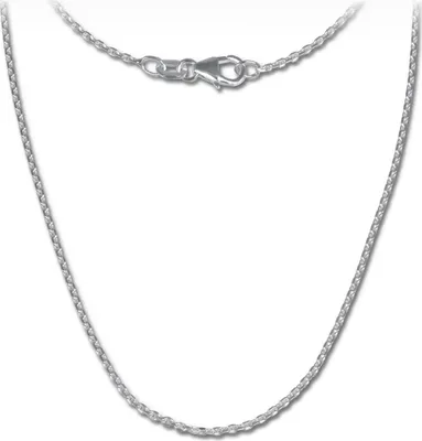 Produktbild von SilberDream Halskette 80cm Ankerkette 925er Silber Schmuck silber SDK21180