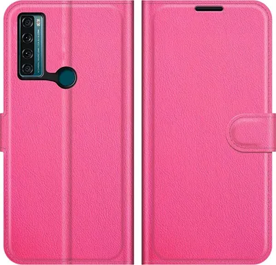 Produktbild von Mobigear Classic  TCL 20 SE Hülle Klapphülle Geldbörse - Magenta