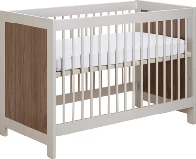 Produktbild von Europe Baby Vittoria Babybett – Cashmere / Walnut – 60 x 120 cm | Babybetten