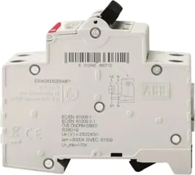 Obrázek produktu pro ABB FI/LS spínač, typ A/G B, 16 A, 1pol+N, 30 mA, 2TE, 1 ks.
