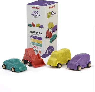 Obrázok produktu pre Sada 4 vozidiel 9 cm Minimobile ECO