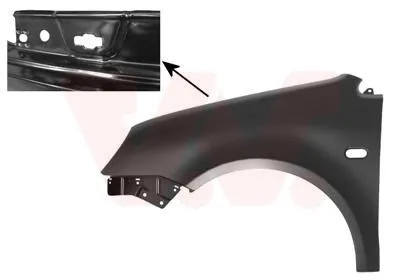 Produktbild von VAN WEZEL 5827655 Kotflügel Vorne Links für VW POLO (9N) Polo Limousine (9A4, 9A2, 9N2, 9A6)