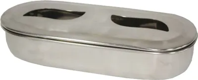 Produktbild von Metrox Wasserverdunster / Luftbefeuchter Edelstahl Schale 400 ml 25x10x4cm-19993