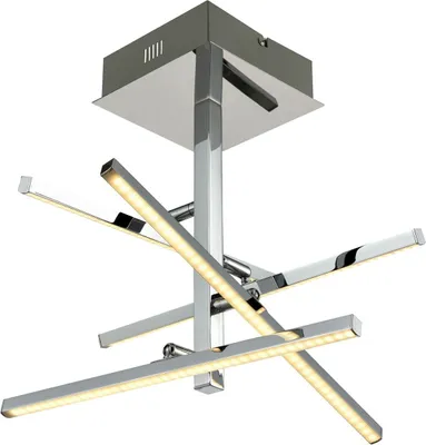 Produktbild von LED Deckenlampe, Chrom, verstellbar, L 51 cm
