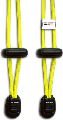 Produktbild von SNORS Schnürsystem - NEONGELB - 120cm - elastische Schnürsenkel mit Schnellverschluss